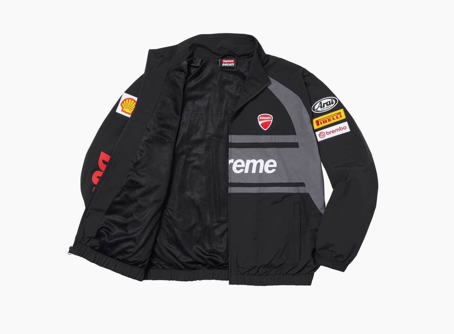 Supreme x Ducati Track Jacket "Black" 