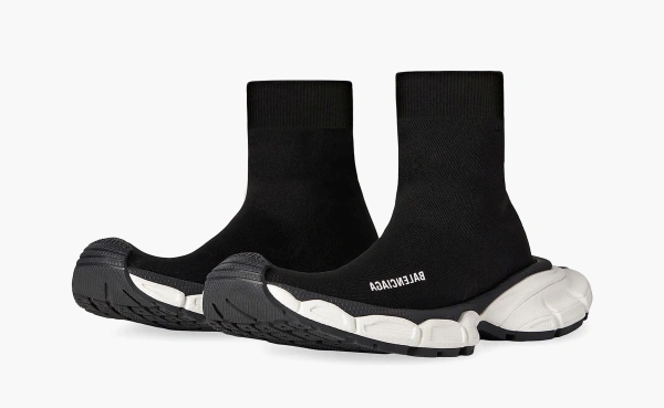 Balenciaga 3XL Sock Sneakers WMNS Black Recycled Knit
