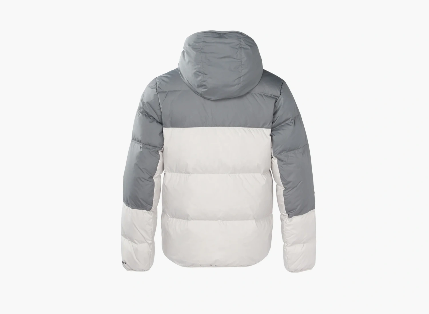 Nike Hooded Puffer Jacket Grey White 
