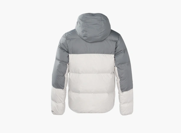 Nike Hooded Puffer Jacket Grey White 