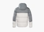 Nike Hooded Puffer Jacket Grey White 