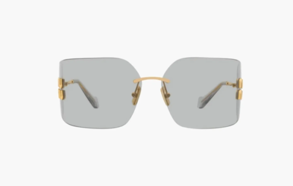 MU 54YS Sunglasses Gold Light Grey 