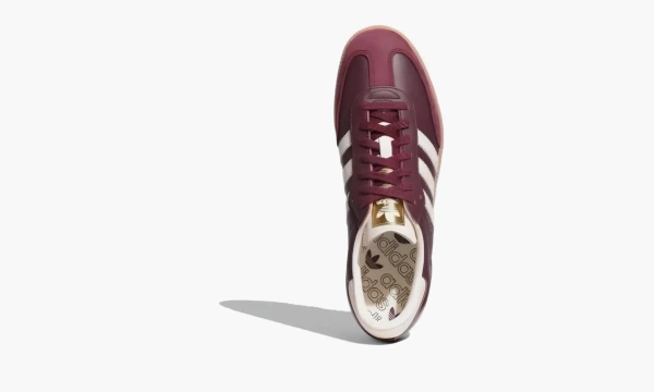 Adidas Samba OG WMNS Maroon Gold Metallic 