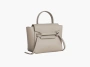 Celine Pico Grained Calfskin Leather Belt Bag Light Taupe Grey 