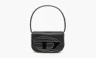 Diesel 1DR Shoulder Bag Nappa Leather Black