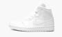 фото Air Jordan 1 Mid WMNS "Triple White" (Air Jordan 1)-BQ6472 100