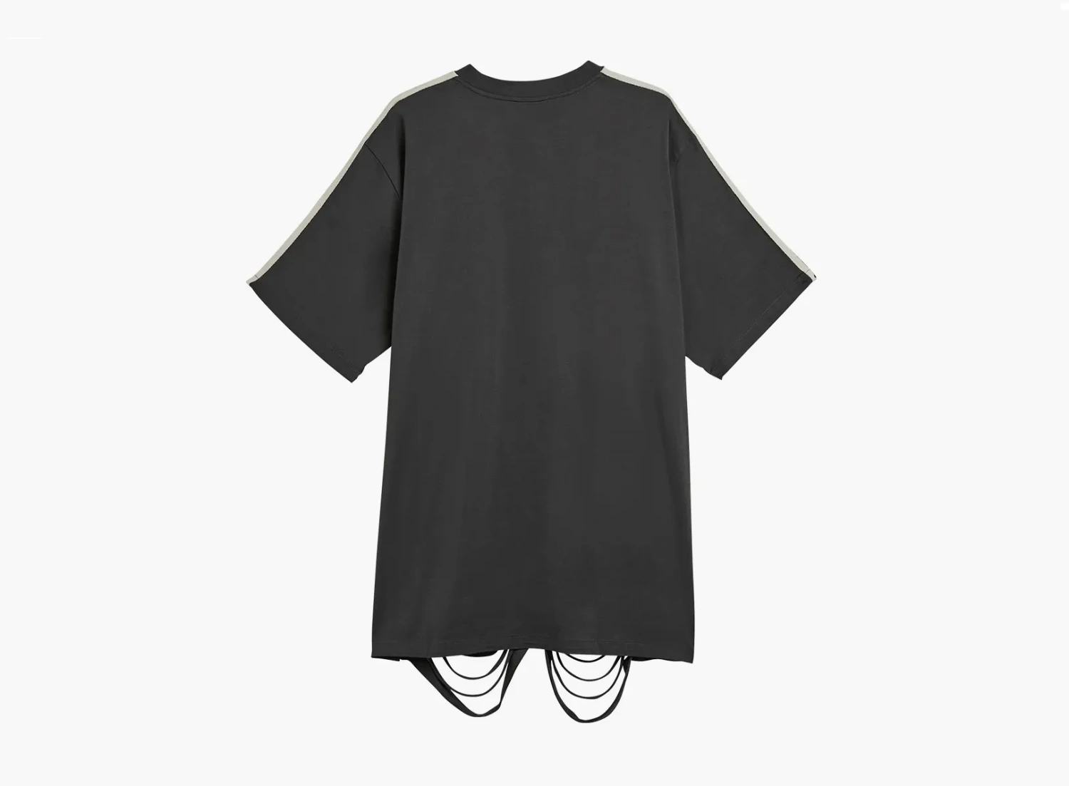 Adidas Originals X Avavav Slashed T-shirt Carbon Black Gray 