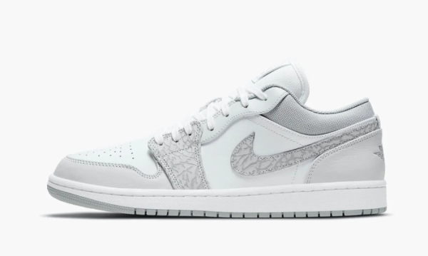 Air Jordan 1 Low PRM Smoke Grey Elephant 