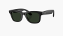 Ray-Ban Meta Wayfarer Sunglasses Matte Black / Graphite with Blue-Violet Light Filter (Size 50) 