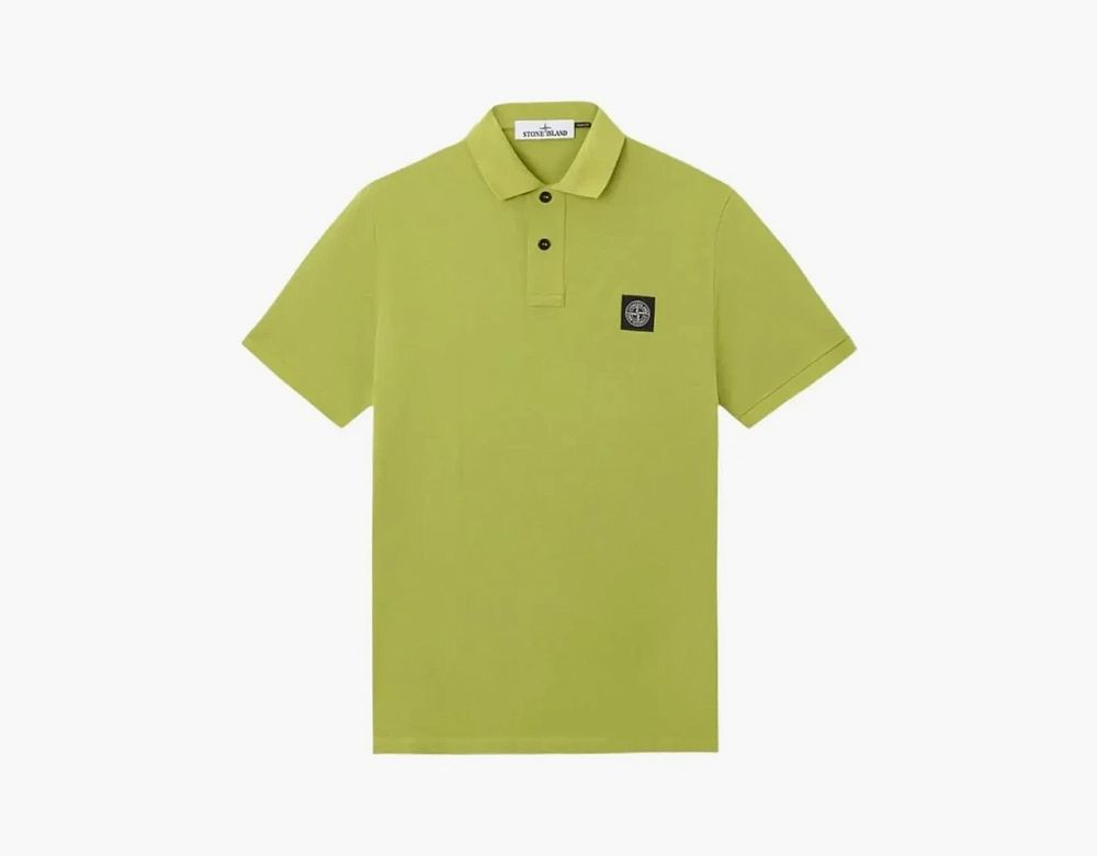 Stone Island Compass Polo Shirt Green