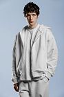 WYSION ZIP HOODIE BONE WHITE