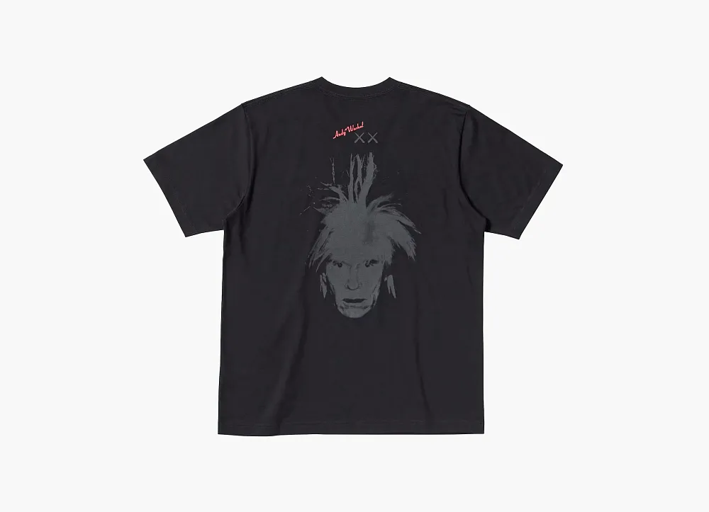 Kaws x Andy Warhol x Uniqlo T-shirt Black
