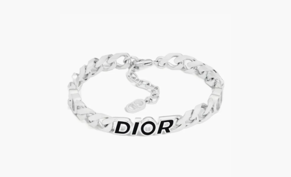 Dior Brass Resin Bracelets Silver  Dior Brass Resin Bracelets Silver
