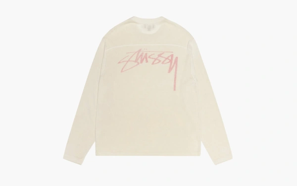 Stussy Lightweight Football Crew Bone 