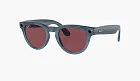 Ray-Ban Meta Headliner Sunglasses Jeans/Polar Dusty Red