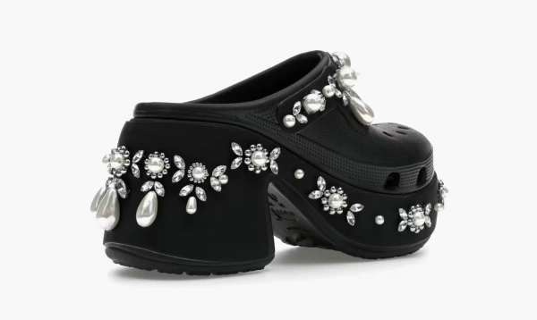 Crocs Siren Spiked Clog x Simone Rocha Black 