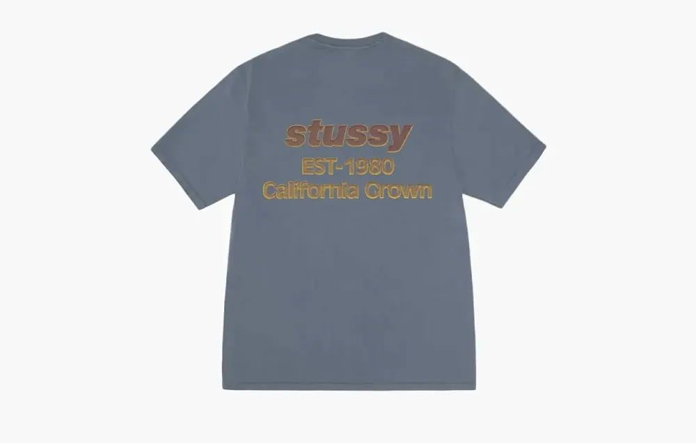 Stussy California Grown Tee Pigment Dyed Navy