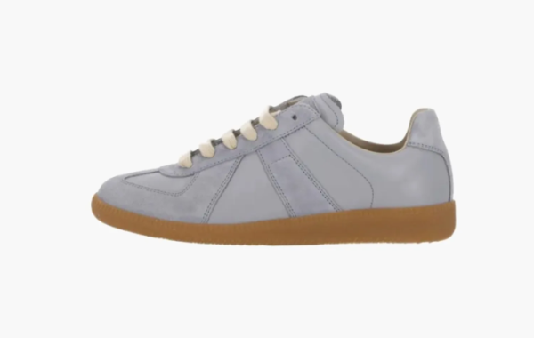 Maison Margiela Replica Nappa Leather Sneakers Blue Velvet 