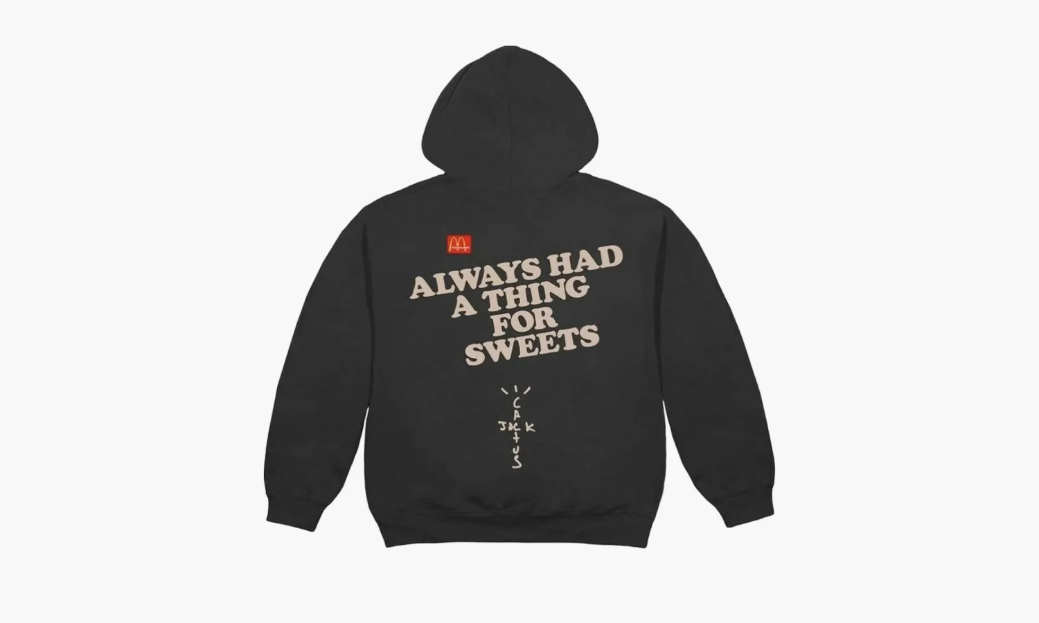Cactus Jack by Travis Scott x McDonald's Apple Pie Hoodie Black 