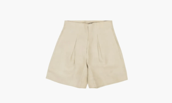 RHUDE Pleated Shorts Natural 