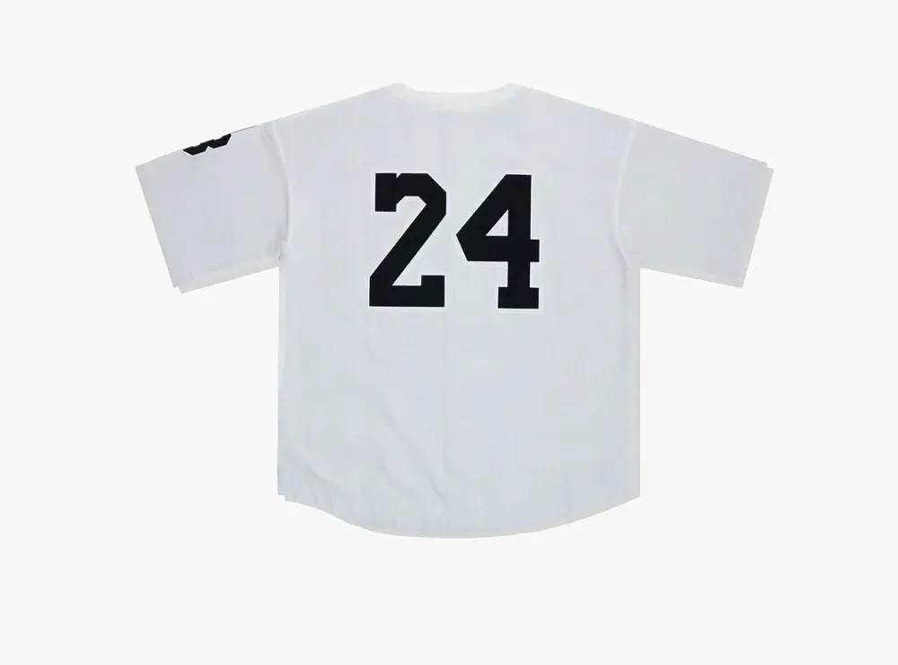 Nike Kobe Bryant Baseball Jersey Shirt White