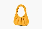 JW PEI Gabbi Ruched Hobo Handbag Candied Orange