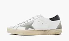 Golden Goose Superstar White Black Heel