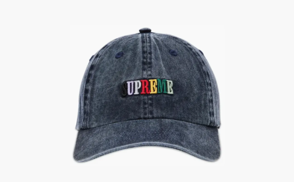 Supreme Pigment Dye 6-Panel Navy 