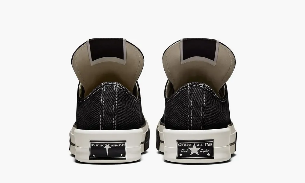 Rick Owens X Converse Drkshdw Drkstar Chuck Taylor All-star 70 Ox Black