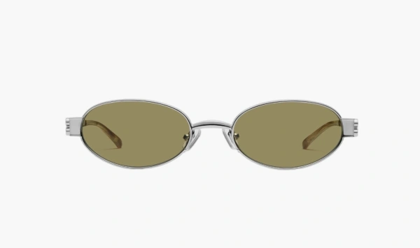 Gentle Monster Cali 02(BR) Sunglasses Silver / Brown 
