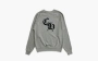 Chrome Hearts Triple Cross Velvet Sweatshirt Grey 