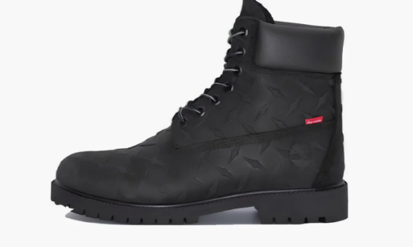 Timberland 6″ Premium Waterproof Boot Supreme Diamond Plate Black 