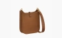 HERMES Brown Leather Shoulder Bag Brown 