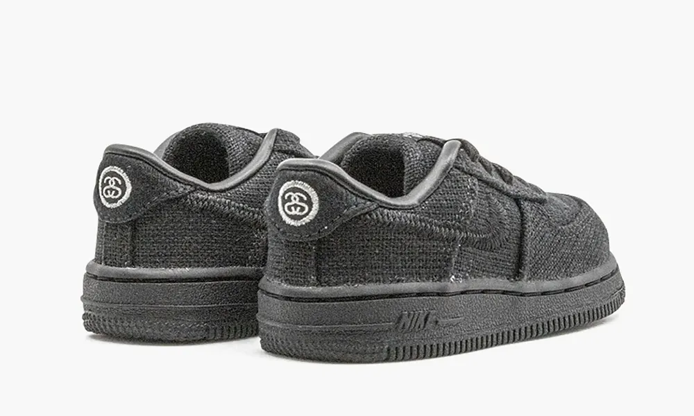 Nike Air Force 1 Low TD Stussy - Black Kids