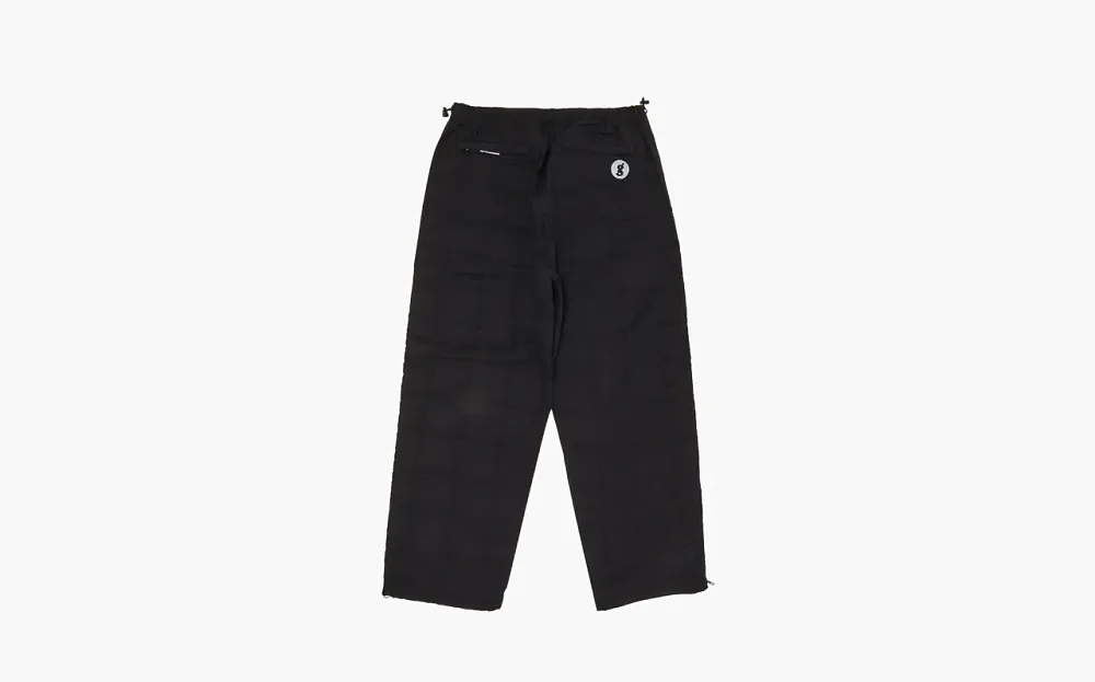 Supreme x Goodenough Patchwork Madras Full Zip Track Pant Black