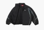 Supreme Contrast Piping Track Jacket Black 