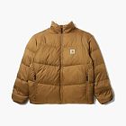Carhartt WIP Cullen Reversible Puffer Jacket Brown Logo