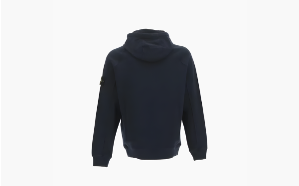 Stone Island Logo Patch Hoodie "Navy Blue" 