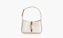 Saint Laurent Le 5 À 7 Canvas Shoulder Bag Grey/Brick 