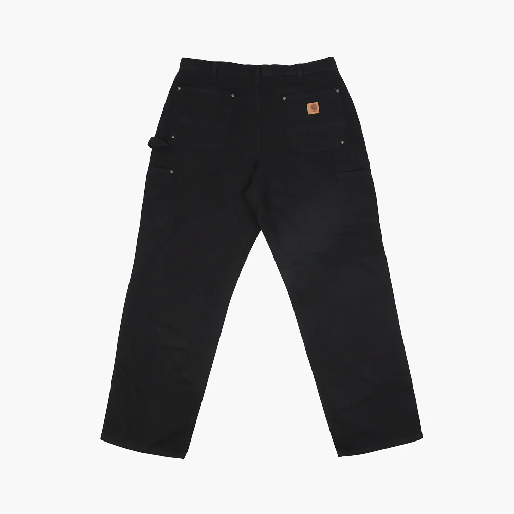Carhartt Double Knee Floral Carpenter Pants Black