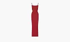 SKIMS Soft Lounge Long Slip Dress Red