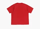 A Bathing Ape Garment Dye Logo Relaxed Fit Tee Red