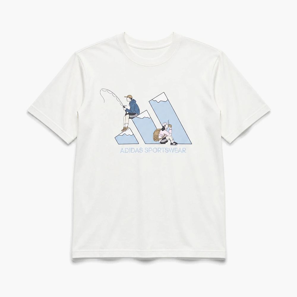 adidas Sportswear Graphic Tee Off White