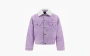 Acne Studios Orsan Padded Canvas Face Jacket Purple 