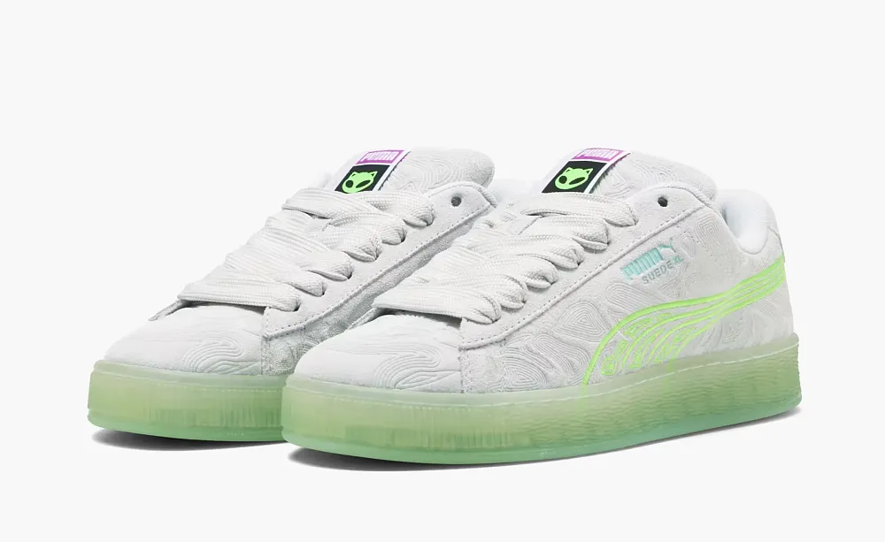 Puma Suede XL Alien - Silver Mist Peaceful Blue