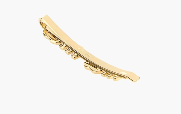 Miu Miu Enameled Metal Hair Clip Pink 