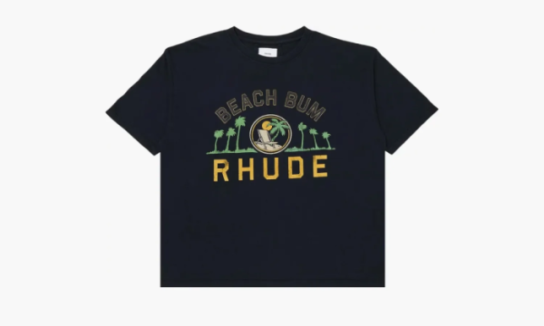 RHUDE Palmera Tee Vintage Black 