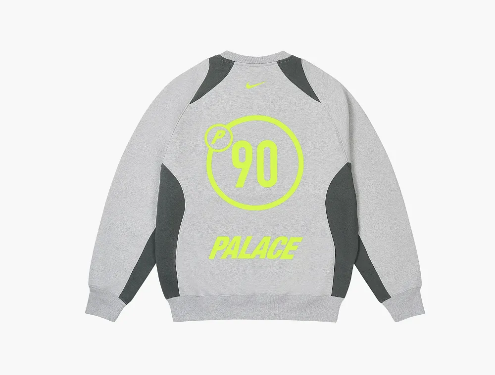 Palace x Nike Total P90 Crew Grey Marl