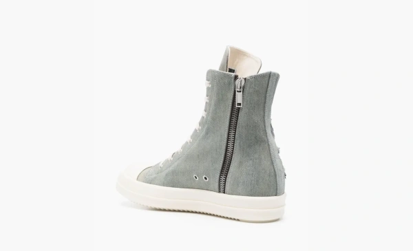 Rick Owens DRKSHDW Lido High-top Sneakers Original Shoe Box Included US M 8 Blue 