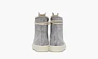 Rick Owens Drkshdw Foil Denim High Sneakers Gray